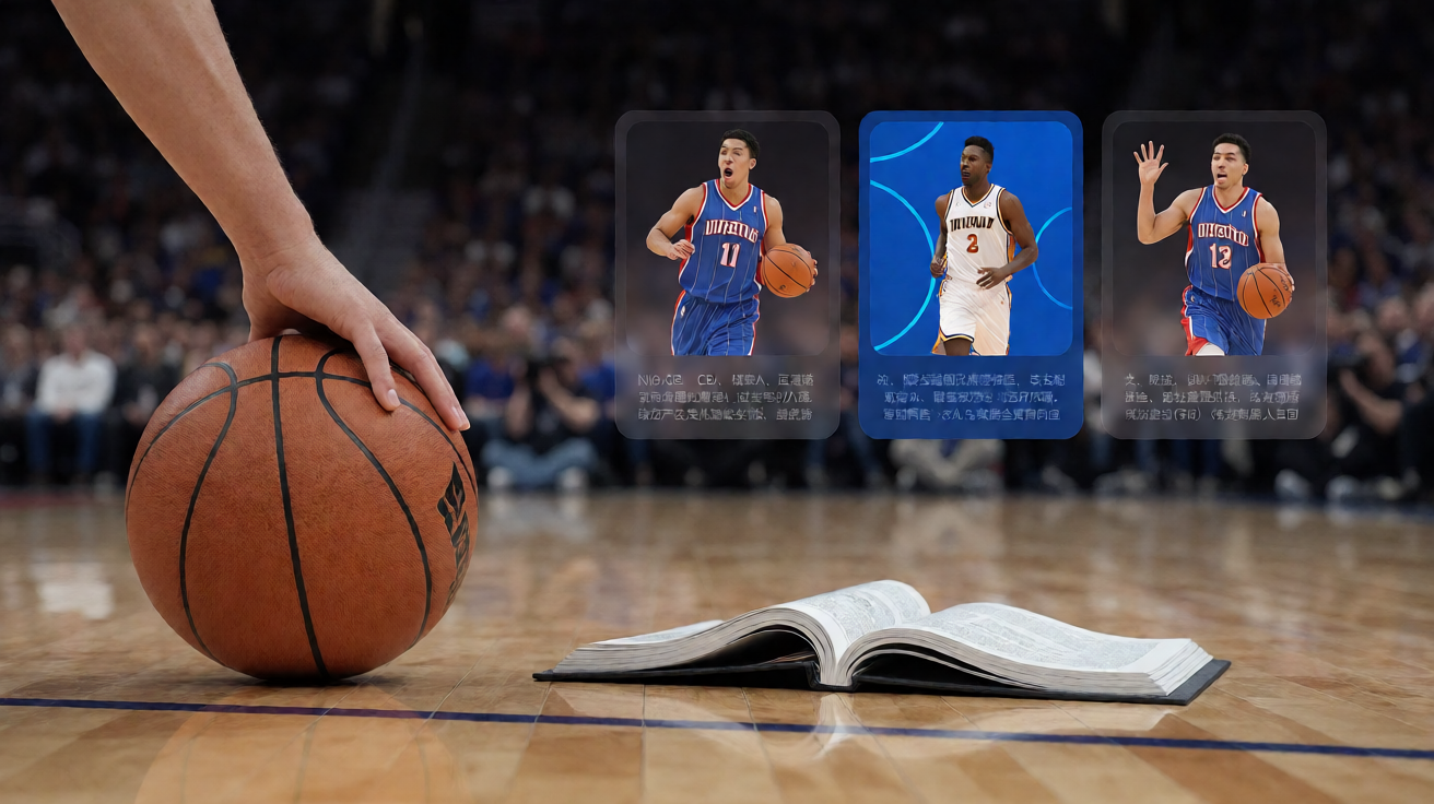 篮球赛事实时追踪场景,NBA比赛数据可视化展示